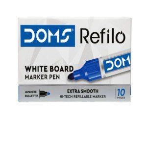 DOMS REFILO Whiteboard Marker Pens Blue - 1 pc